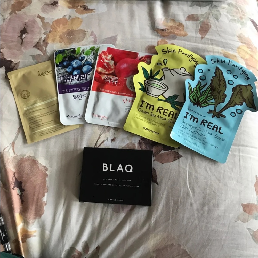 5 Face Mask and 5 Eye Masks